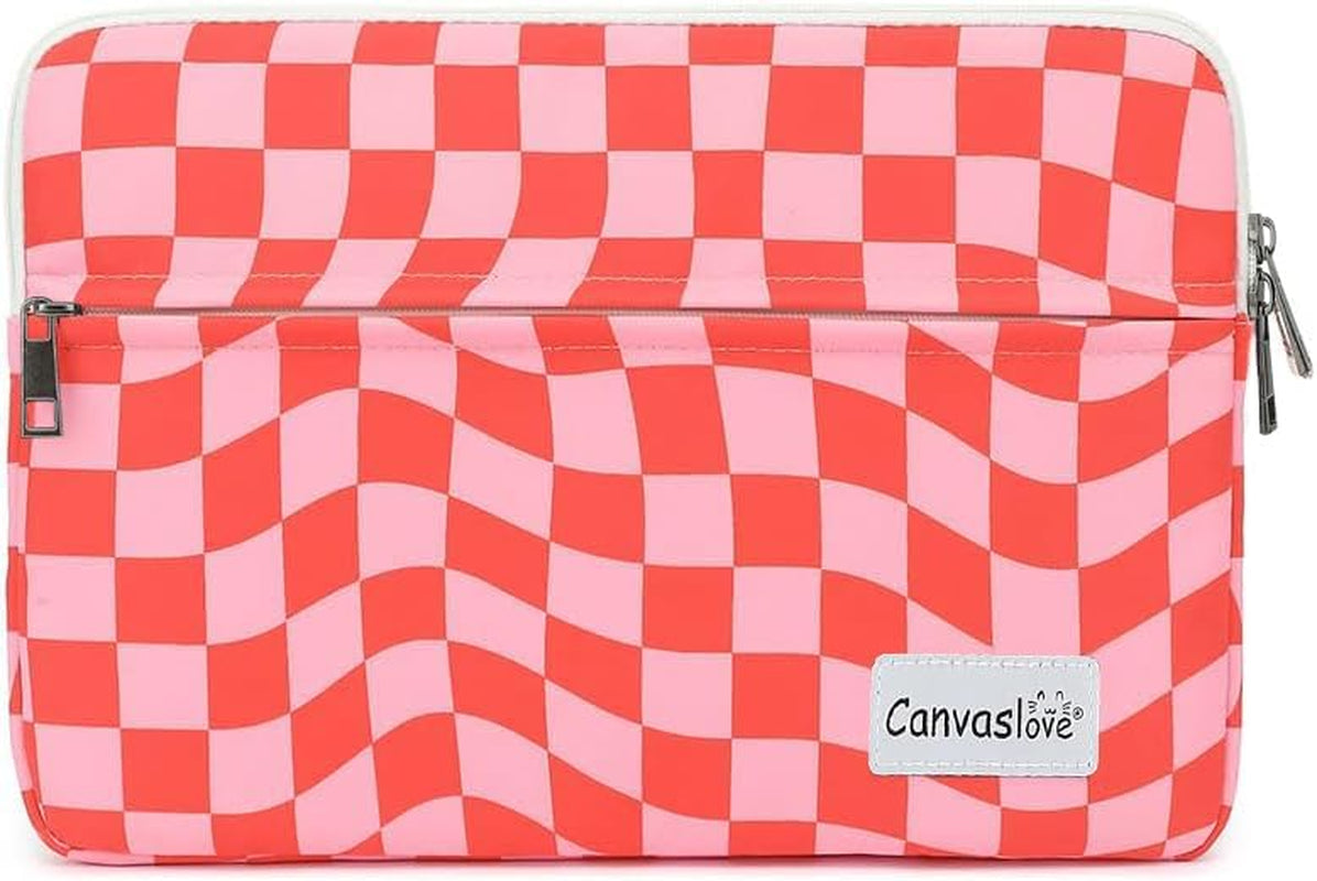 Laptop Sleeve Case Bag with Pocket for Macbook Pro 14 Inch and 14 Inch-14.4 Inch HP, Lenovo, Dell, ASUS, Acer Notebook Computer (Checkered)